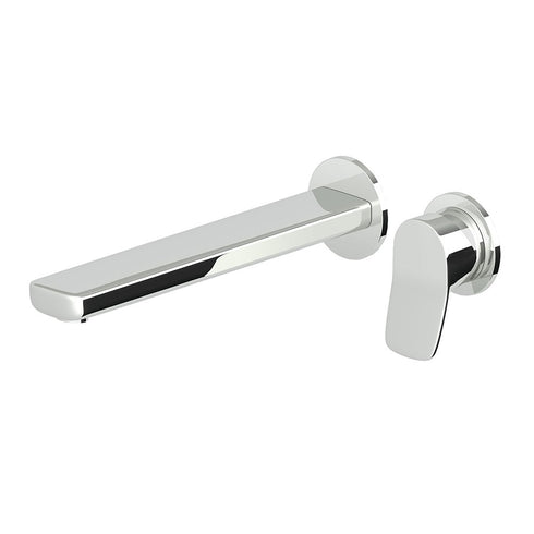 Zucchetti Brim Wall Basin Mixer 225mm Spout